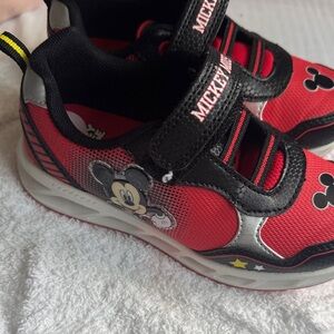 Disney Mickey Mouse Red Kids Sneakers